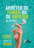 Cesser de fumer ou de vapoter, ça se fête sur toute une vie!