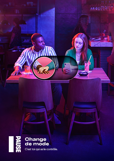 Change de mode. C’est toi qui as le contrôle.