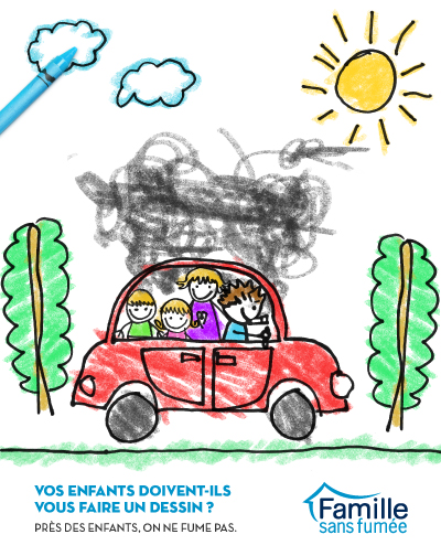 Près des enfants, on ne fume pas